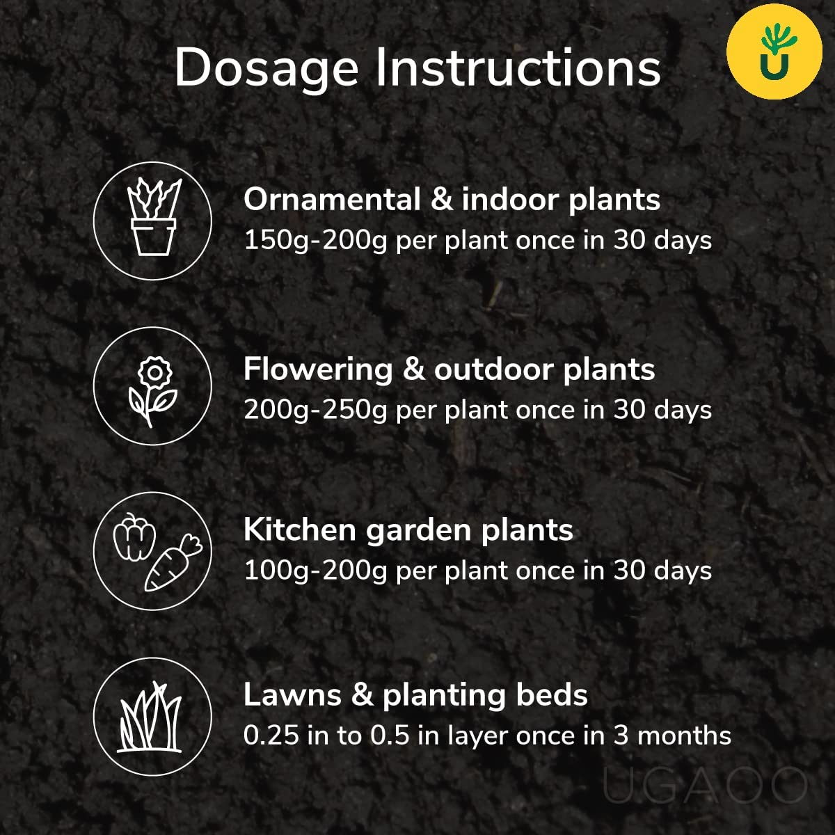 ugaoo organic vermicompost fertilizer manure for plants ugaoo organic vermicompost fertilizer manure for plants